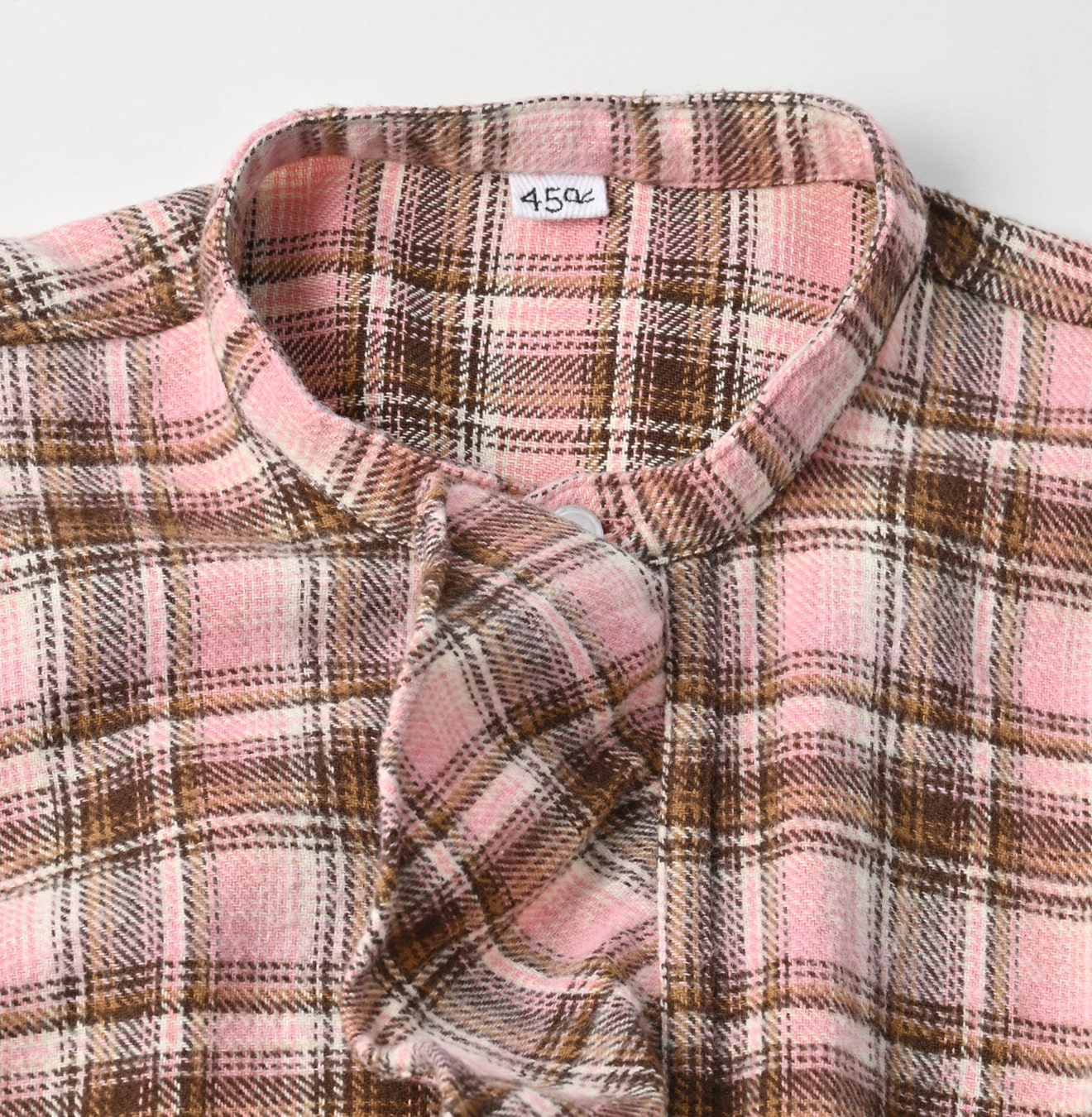 ONEONE Iroiro Indian Flannel Frill Tunic Detail
