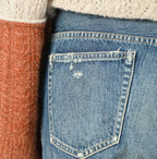 Futatabi Rye Mugi Denim Crosby 5 Heavy A-Wash Detail
