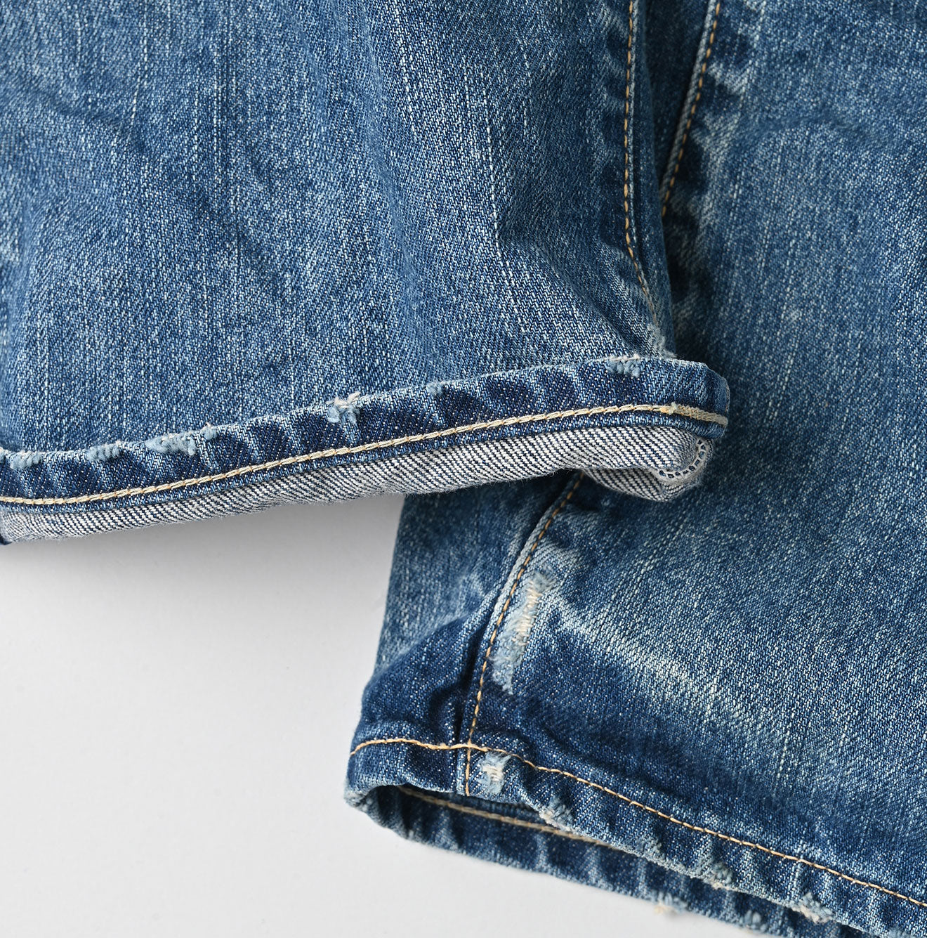 Futatabi Rye Mugi Denim Crosby 5 Heavy A-Wash Detail
