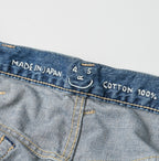 Futatabi Rye Mugi Denim Crosby 5 Heavy A-Wash Detail