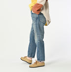 Futatabi Rye Mugi Denim Crosby 5 Heavy A-Wash Female Model