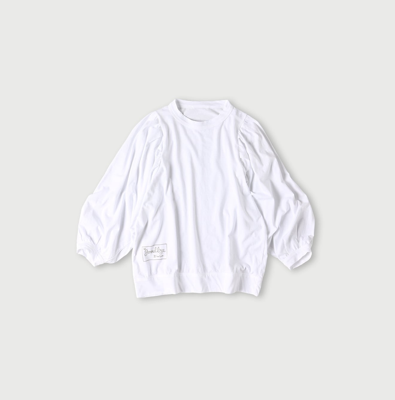 Zimbabwe Cotton Puff T-shirt White