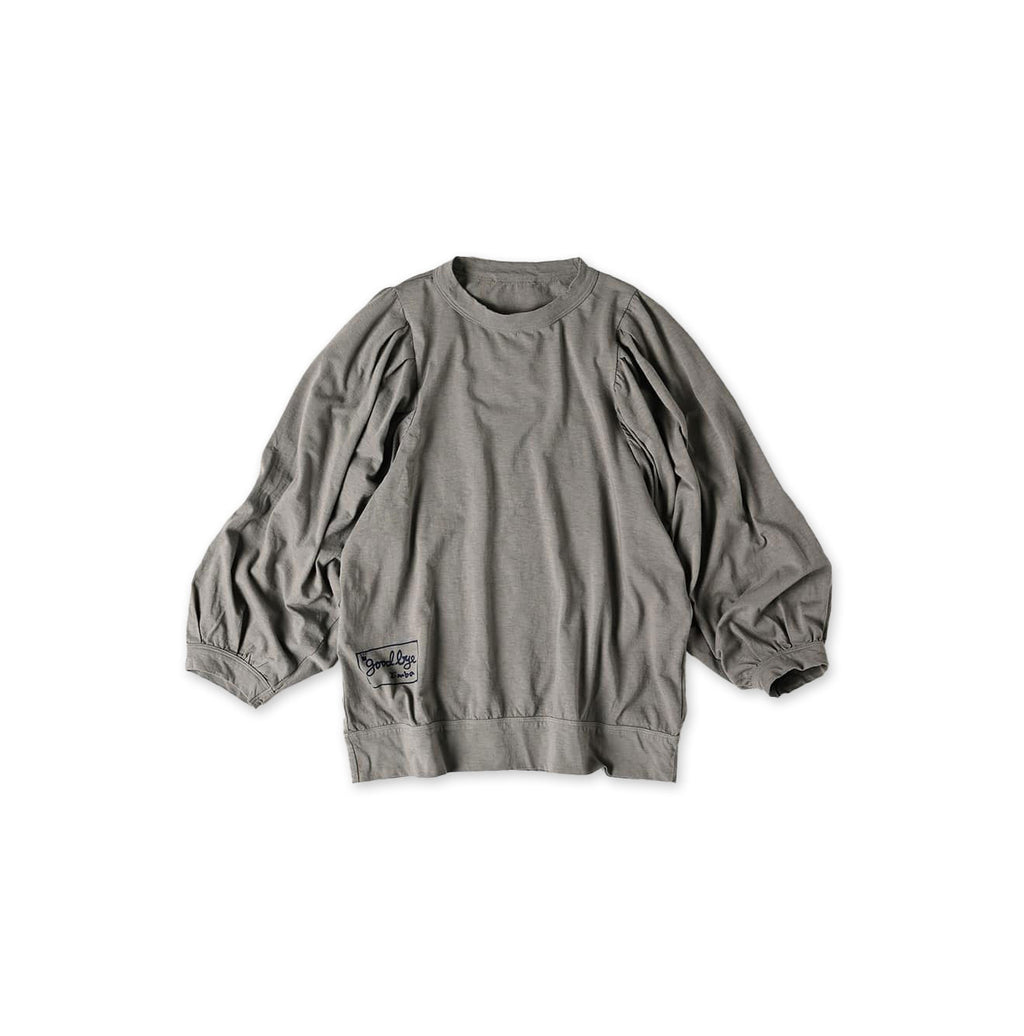 Zimbabwe Cotton Puff T-shirt Gray Khaki