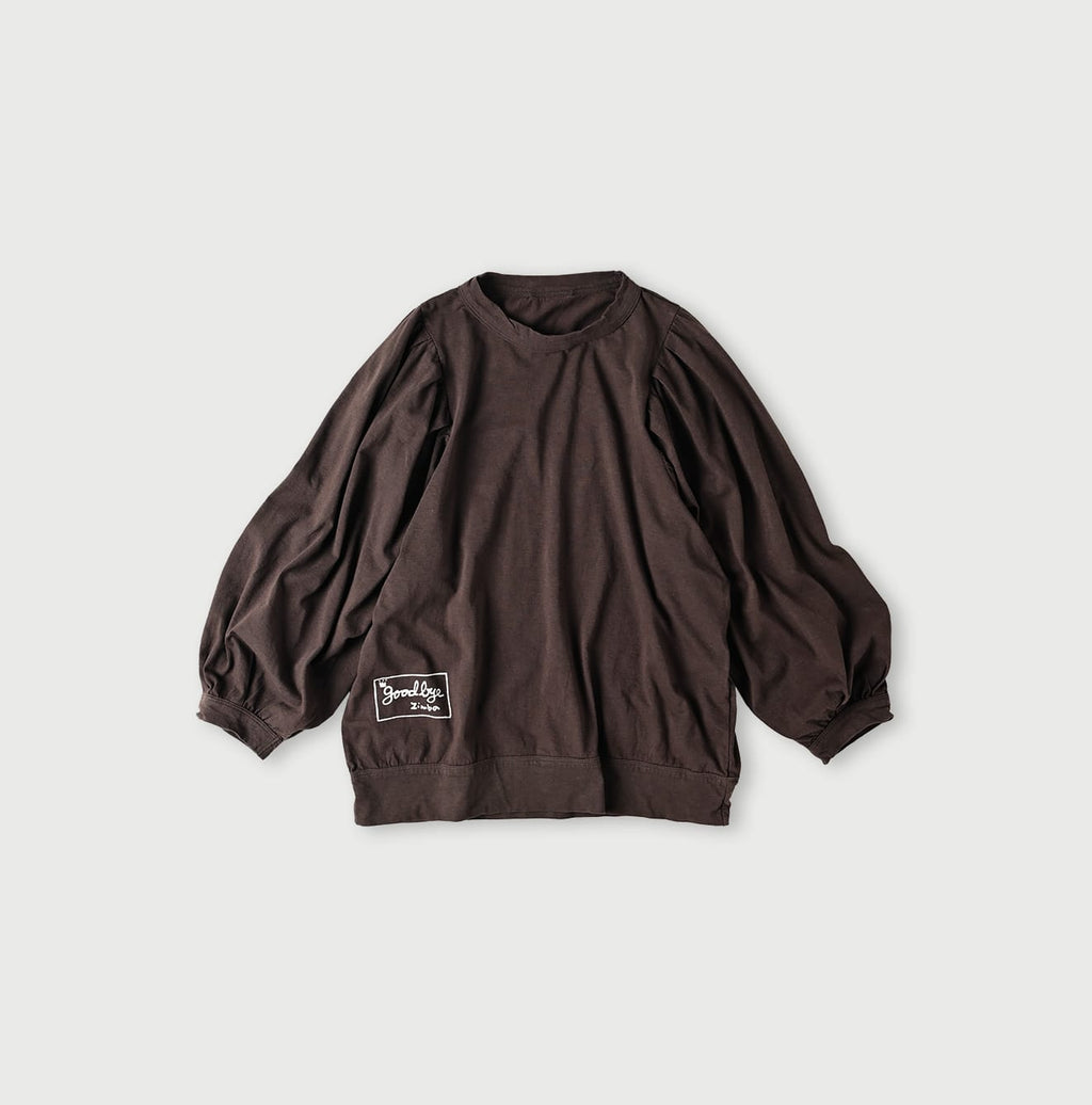 Zimbabwe Cotton Puff T-shirt Cigar Black