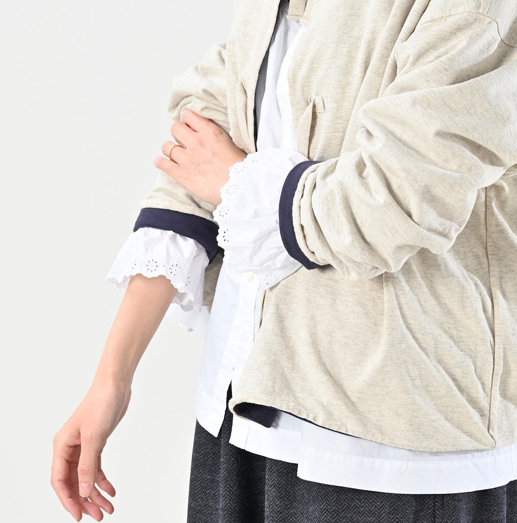 Zimbabwe Cotton Reversible Square Cardigan Detail