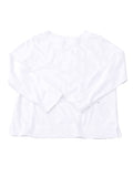 SA Zimba Cotton Square 3/4 Sleeve T-Shirt in white