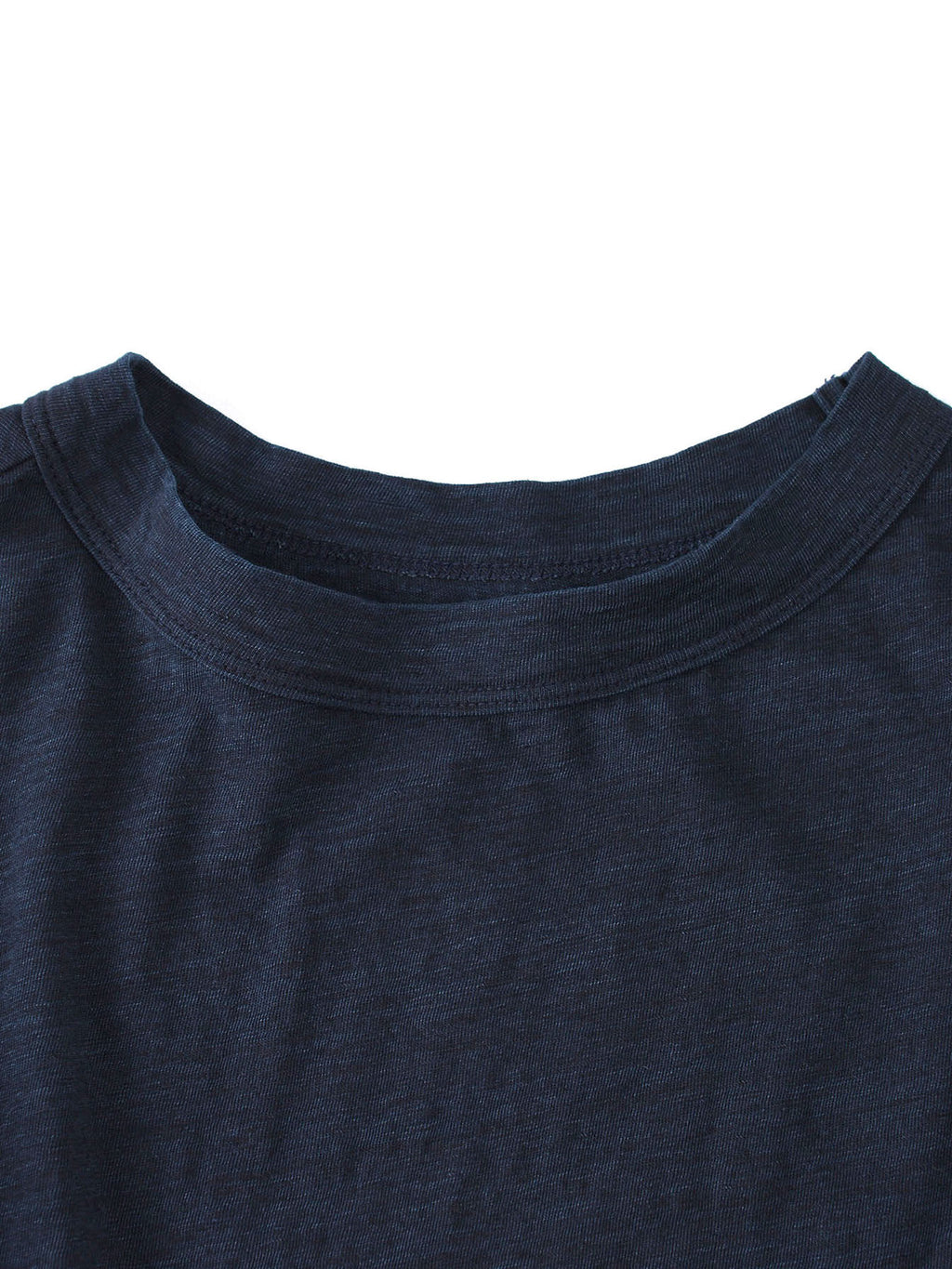 SA Indigo Zimba Cotton Square 3/4 Sleeve T-Shirt