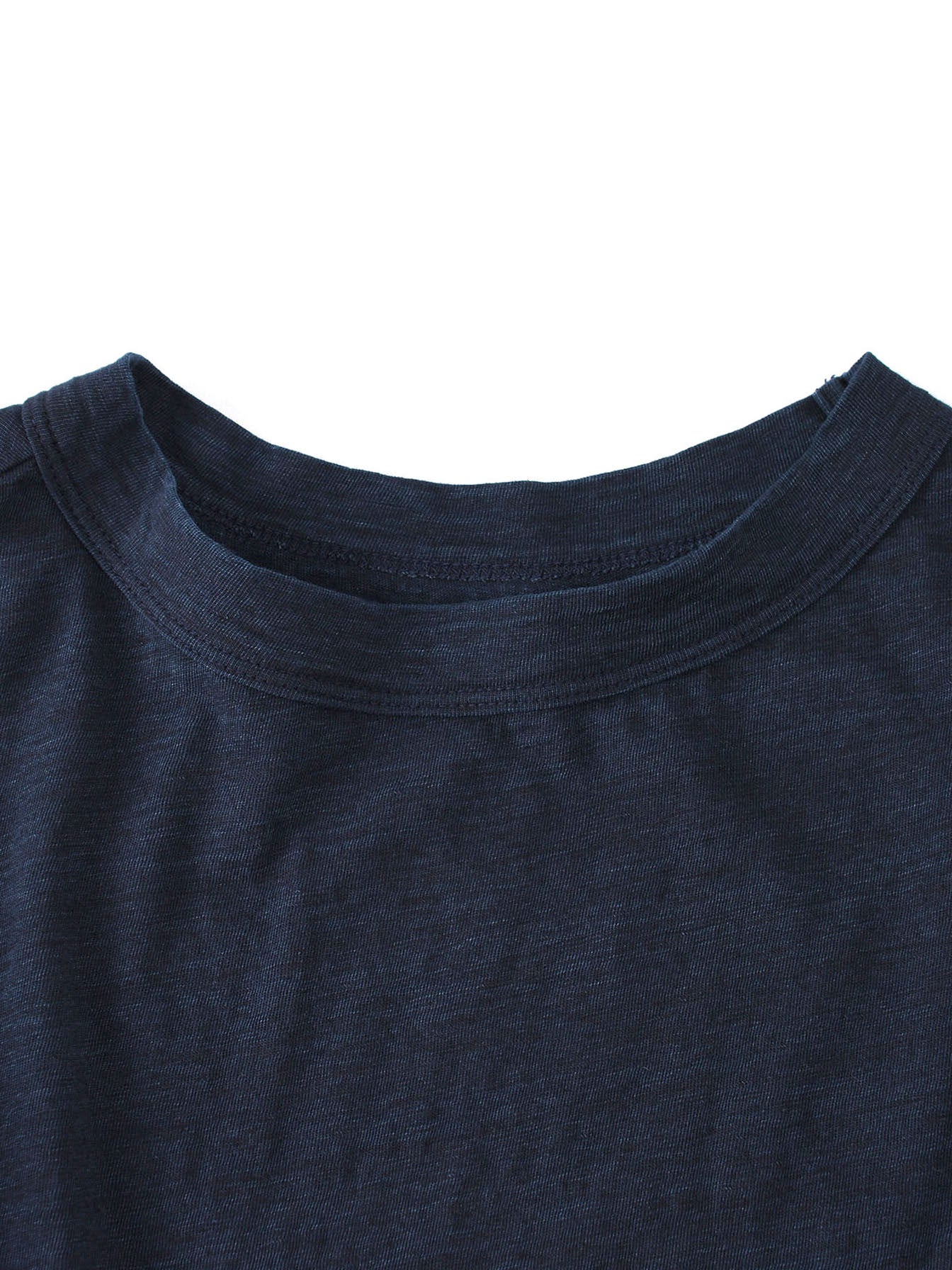 SA Indigo Zimba Cotton Square 3/4 Sleeve T-Shirt