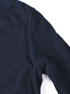 SA Indigo Zimba Cotton Square 3/4 Sleeve T-Shirt