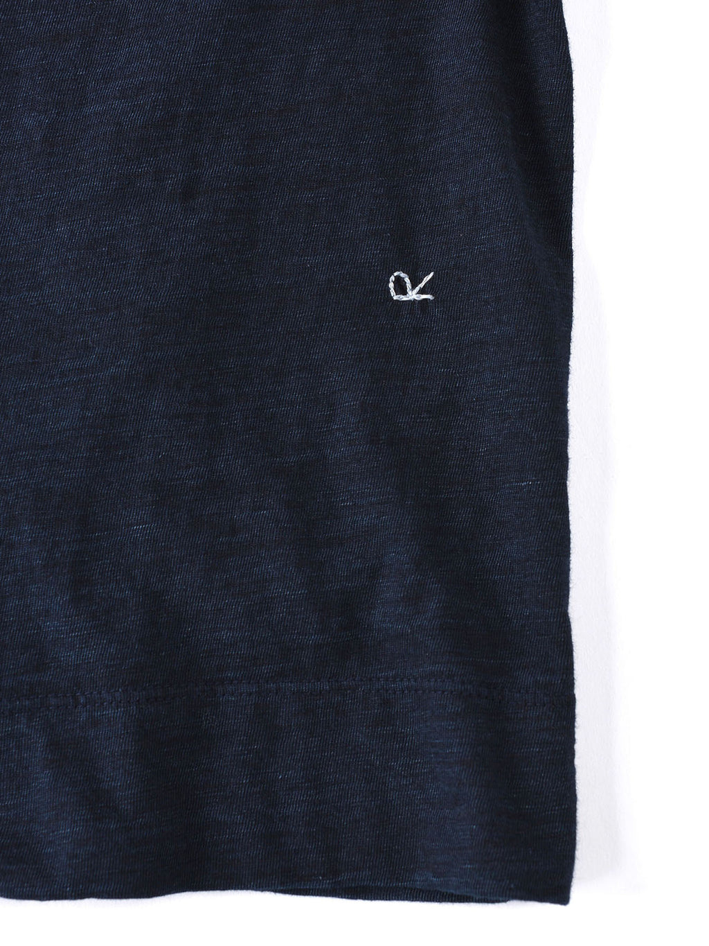 SA Indigo Zimba Cotton Square 3/4 Sleeve T-Shirt