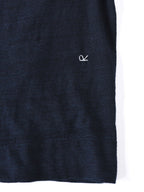 SA Indigo Zimba Cotton Square 3/4 Sleeve T-Shirt