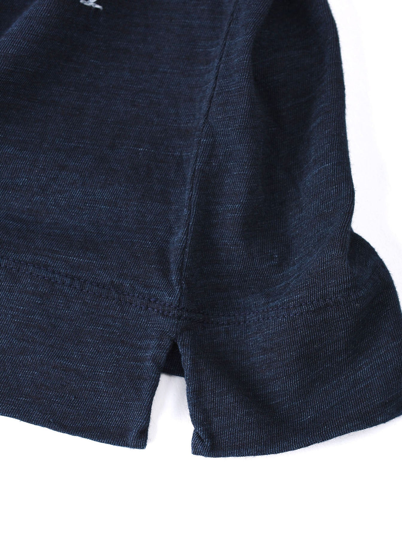 SA Indigo Zimba Cotton Square 3/4 Sleeve T-Shirt