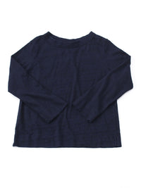 SA Indigo Zimba Cotton Square 3/4 Sleeve T-Shirt