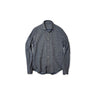 FuwaFuwa Double Woven 908 Loafer Shirt Indigo Houndstooth