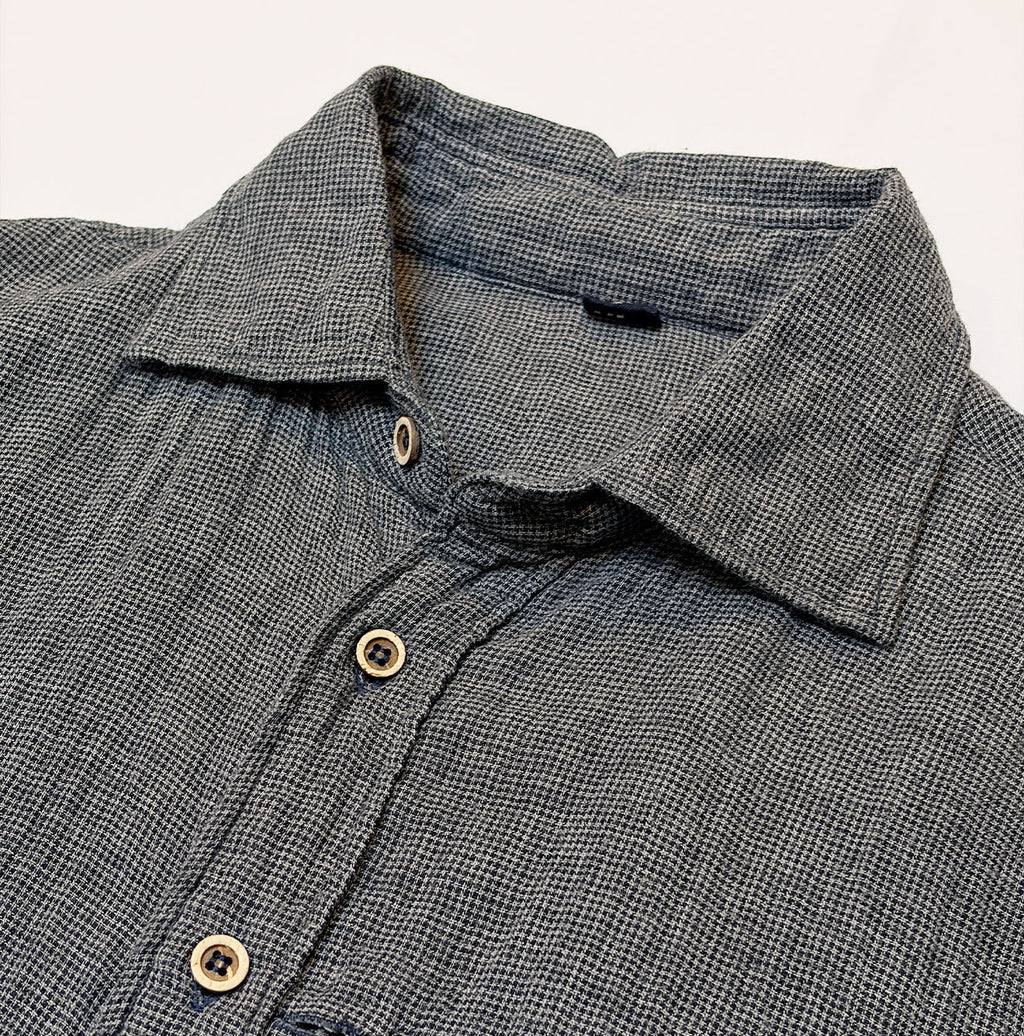 FuwaFuwa Double Woven 908 Loafer Shirt Detail