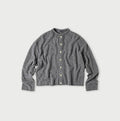 Cashmere Cardigan Gray Top