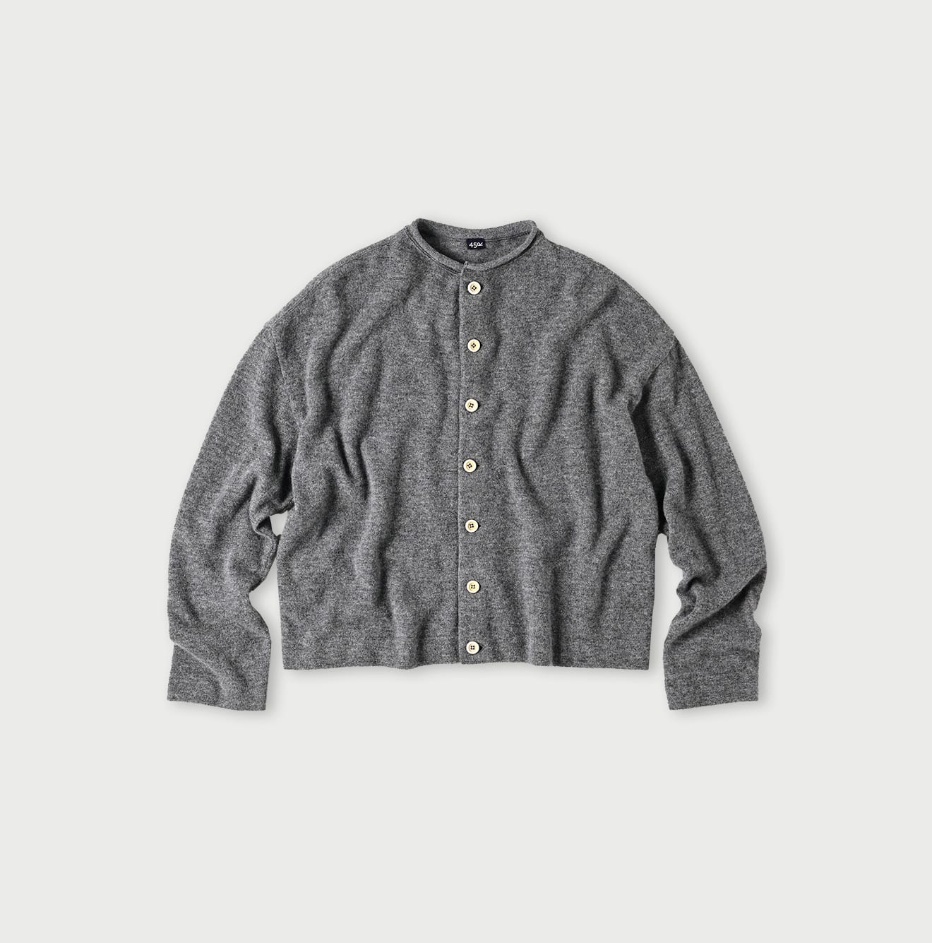 Cashmere Cardigan Gray Top