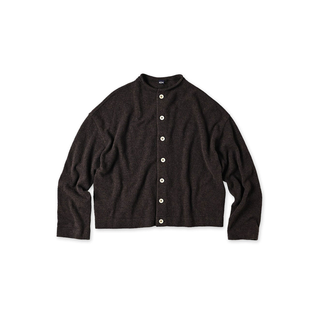 Cashmere Cardigan Dark Brown Top