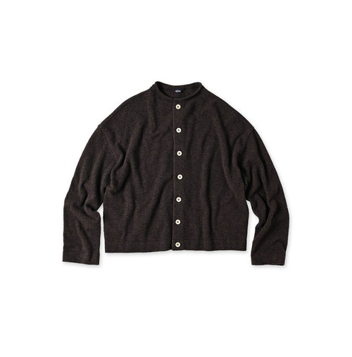 Cashmere Cardigan Dark Brown Top