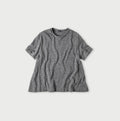 Cashmere T-shirt Gray Top