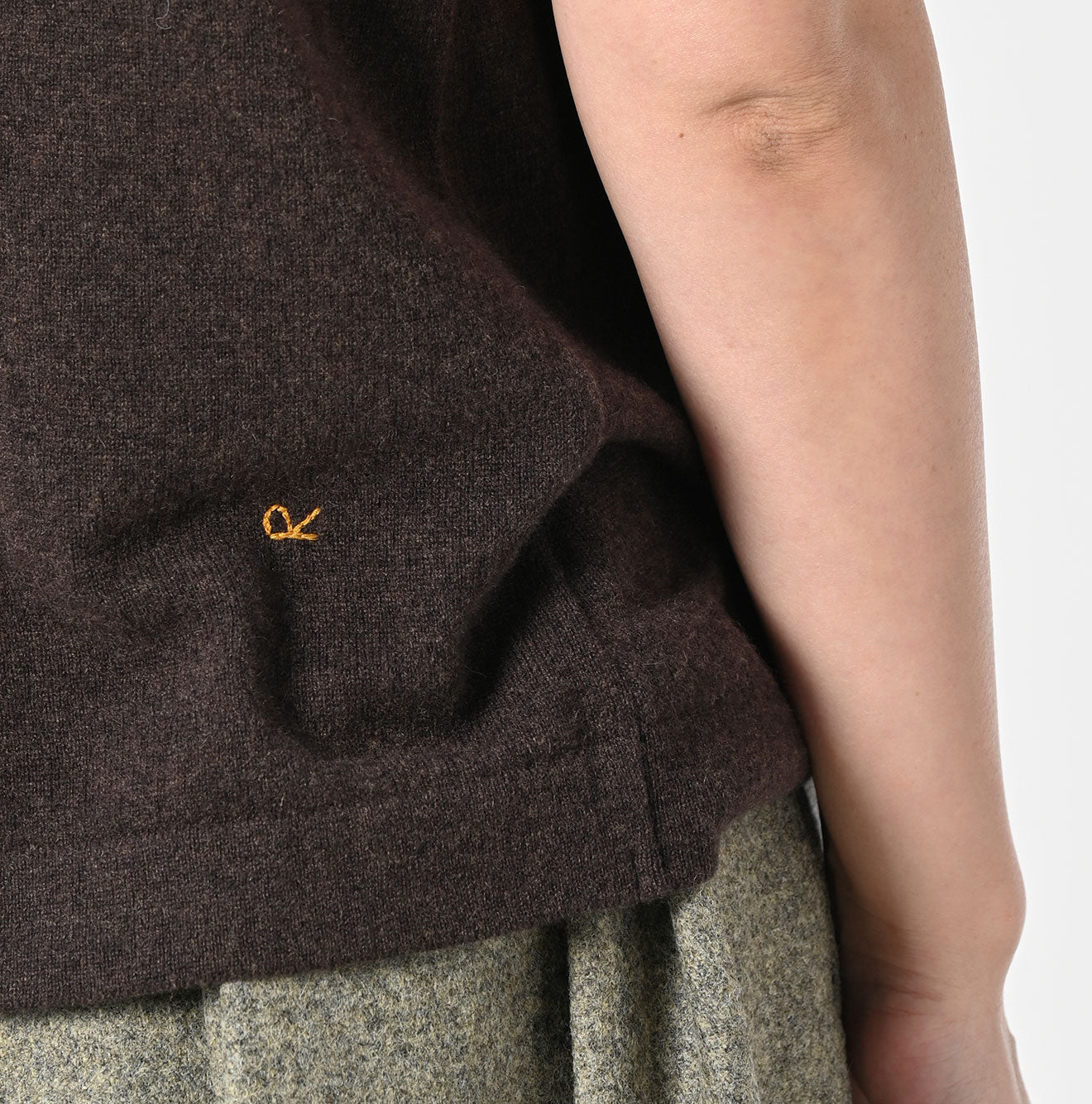 Cashmere T-shirt Detail