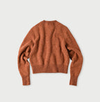 Shetland Boiled Wool Sweater Back
