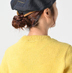Shetland Boiled Wool Sweater Detail