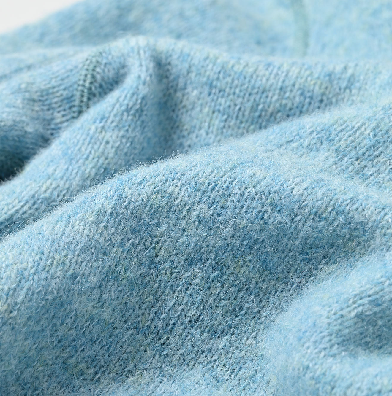 Shetland Boiled Wool Sweater Detail
