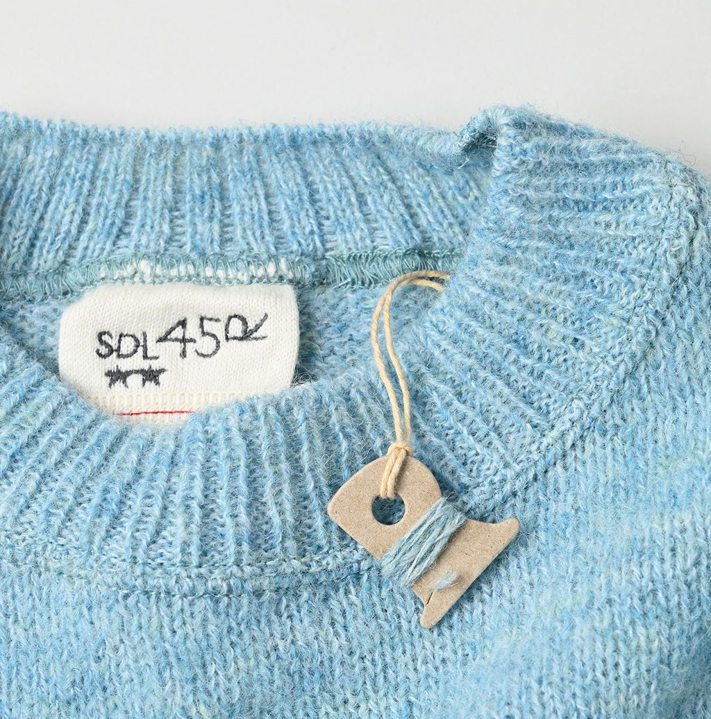 Shetland Boiled Wool Sweater Detail