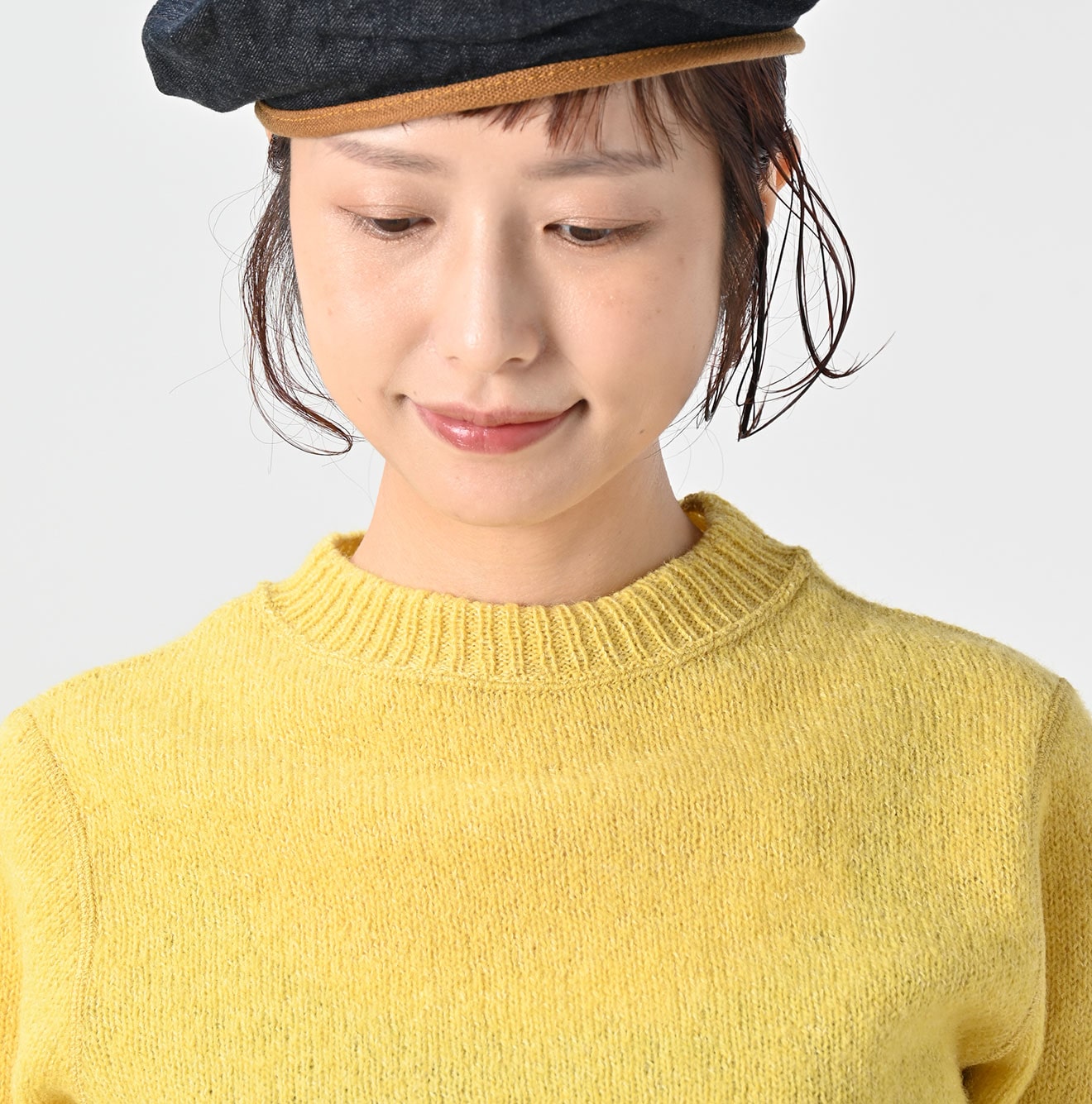 Shetland Boiled Wool Sweater Detail
