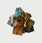 Shetland SAIJIKI Chestnuts Komon Muffler