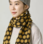 Shetland SAIJIKI Chestnuts Komon Muffler