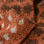 Shetland SAIJIKI Chestnuts Komon Muffler