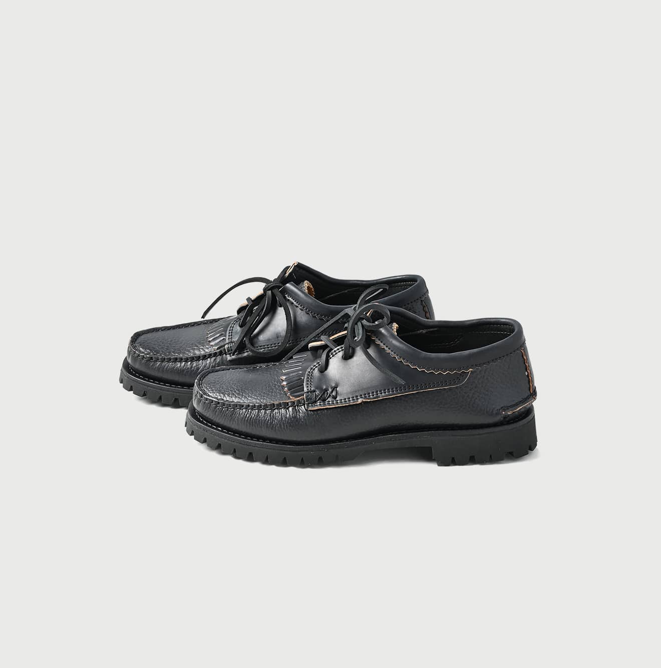 YUKETEN x 45R Cordovan Blucher Cortina Sole Black