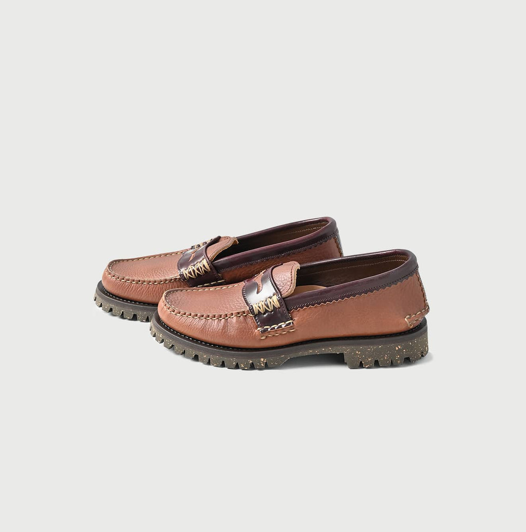 YUKETEN x 45R Cordovan Loafer Cortina Sole Brown