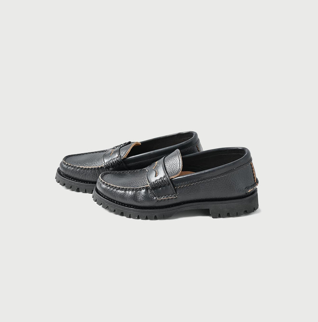 YUKETEN x 45R Cordovan Loafer Cortina Sole Black