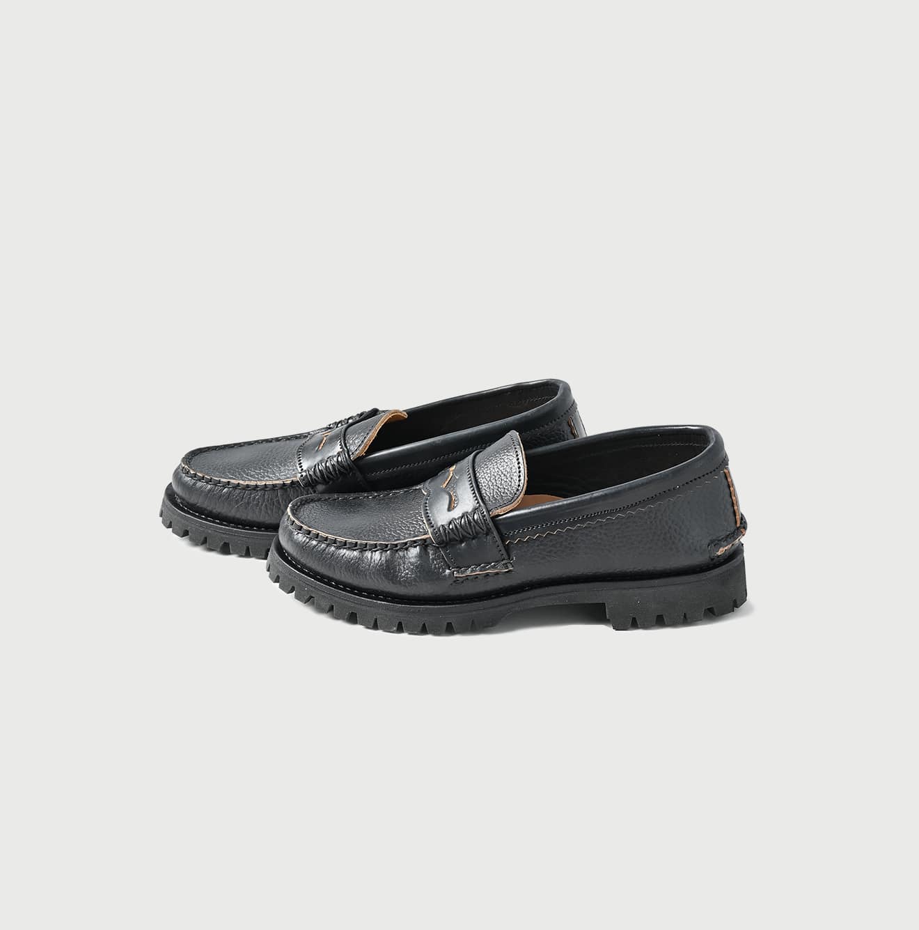 YUKETEN x 45R Cordovan Loafer Cortina Sole Black