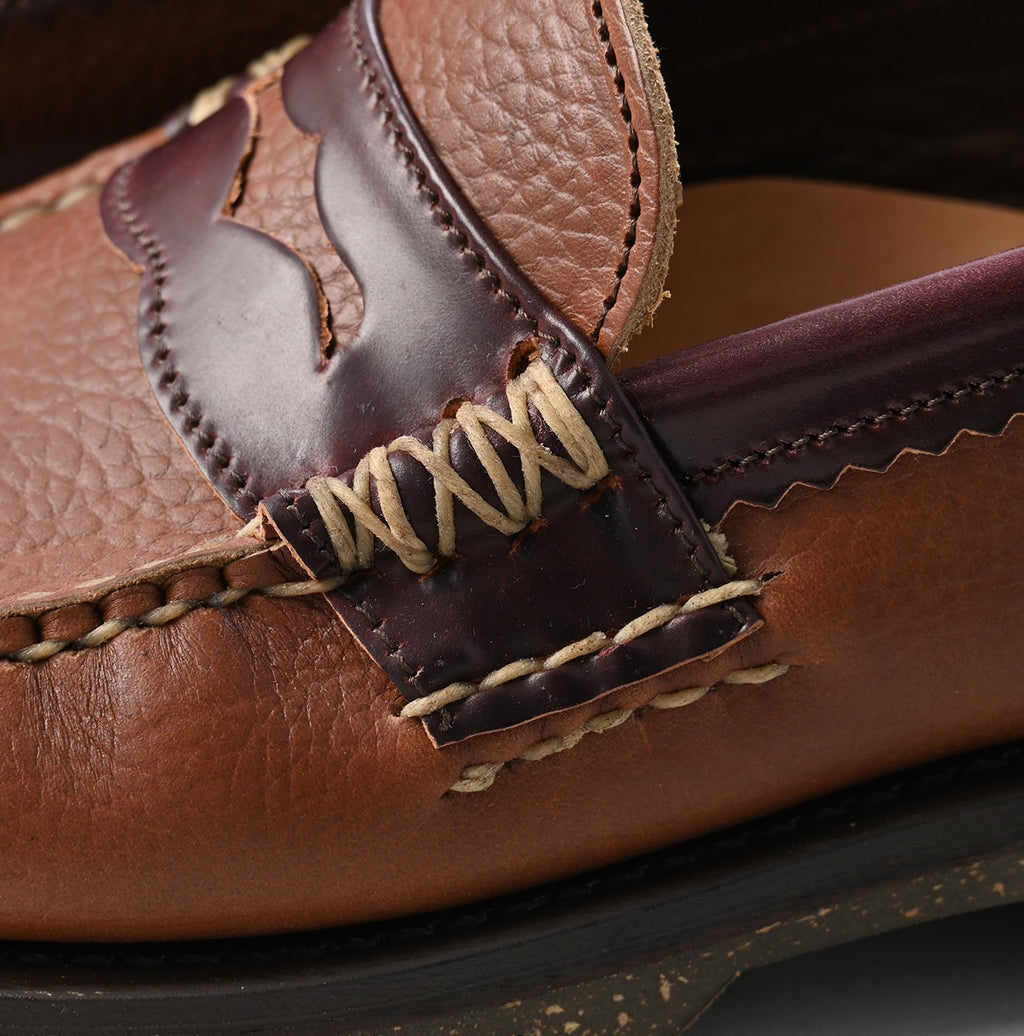 YUKETEN x 45R Cordovan Loafer Cortina Sole Detail