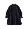 Boiled Wool Knit Tyrolean Coat Navy Top
