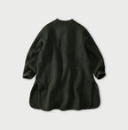 Boiled Wool Knit Tyrolean Coat Back