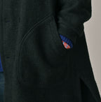 Boiled Wool Knit Tyrolean Coat Detail
