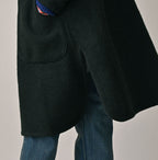 Boiled Wool Knit Tyrolean Coat Detail