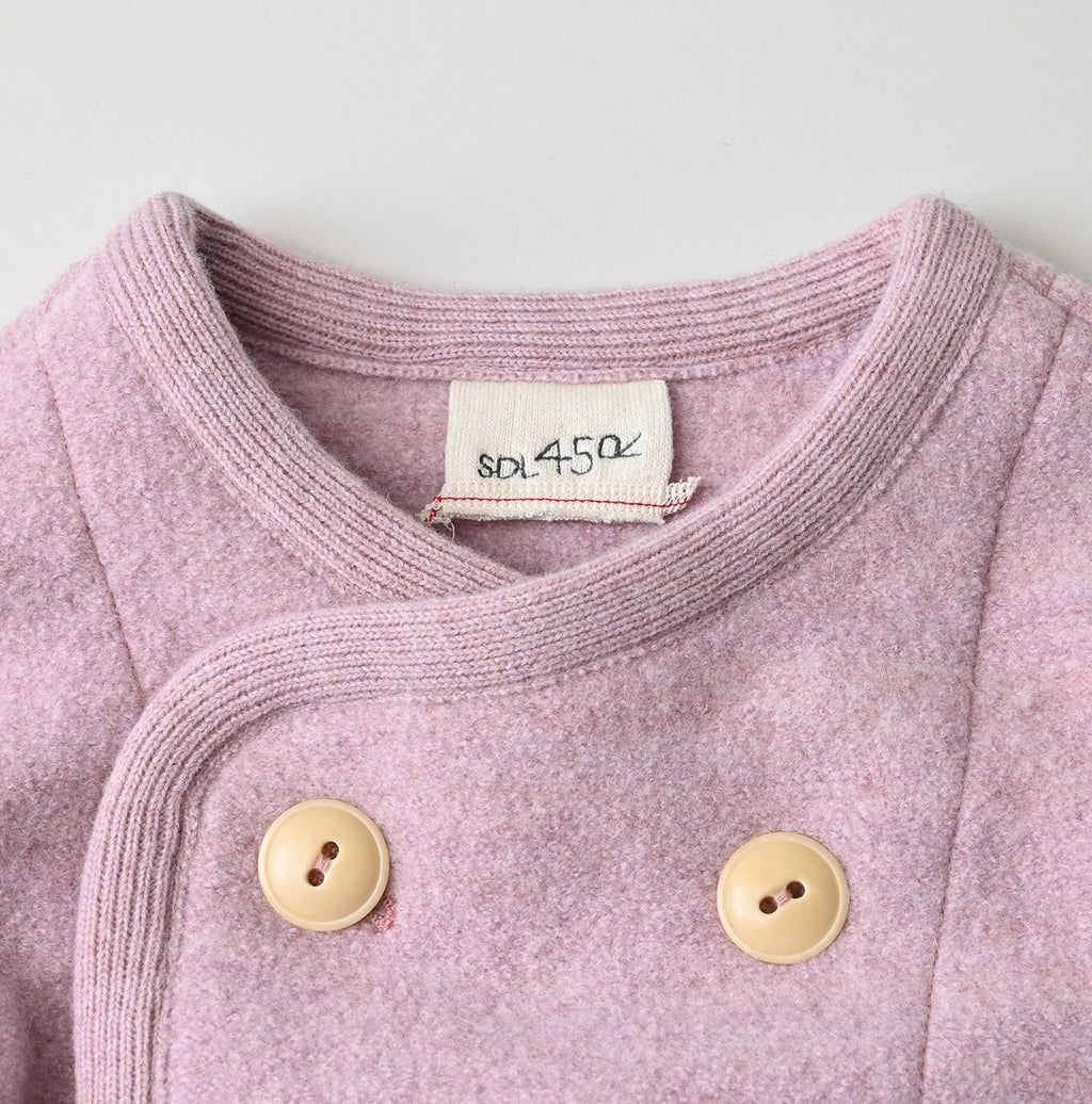 Boiled Wool Knit Tyrolean Coat Detail