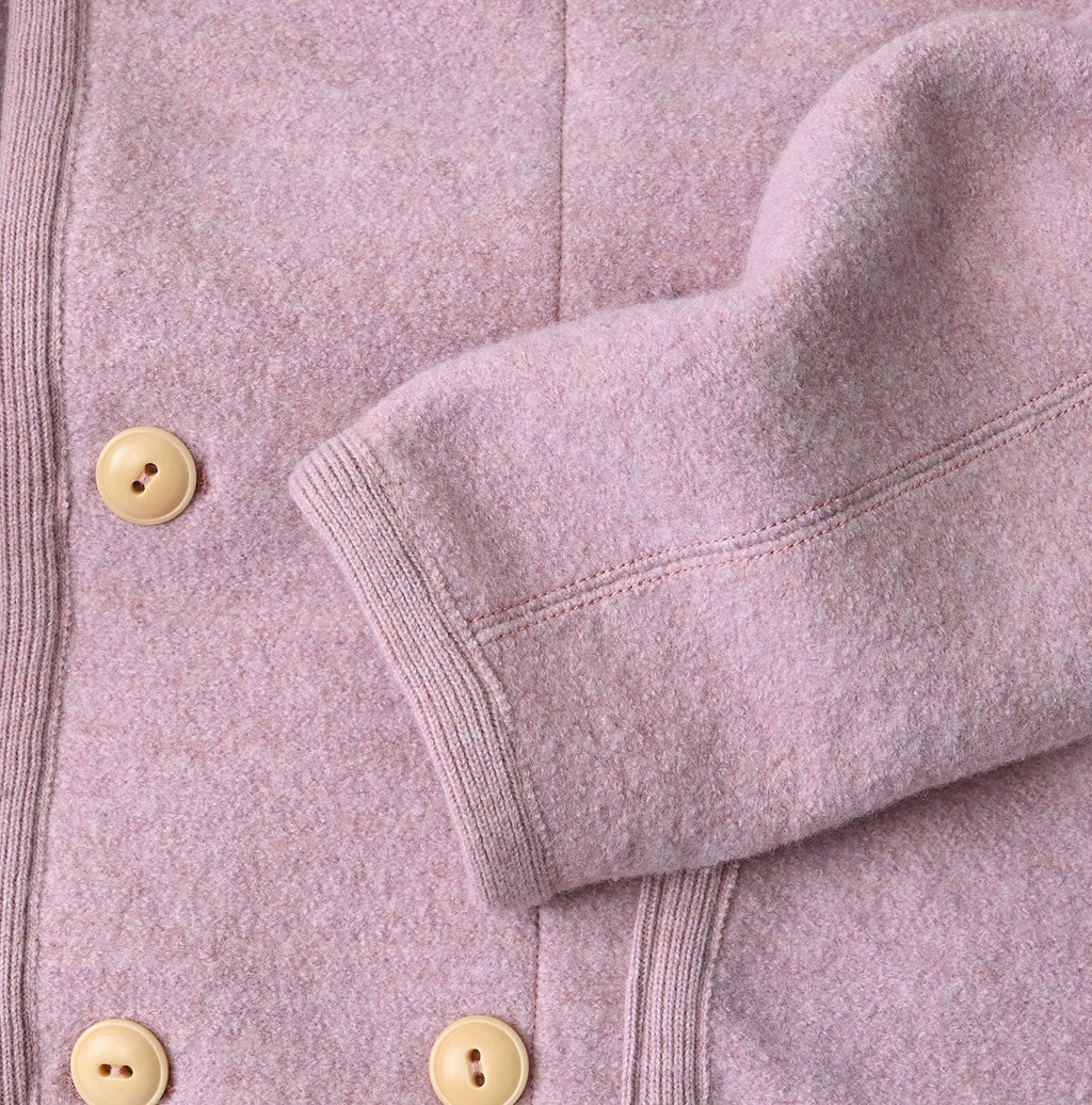 Boiled Wool Knit Tyrolean Coat Detail