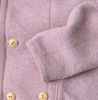 Boiled Wool Knit Tyrolean Coat Detail