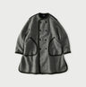 Crazy Boiled Wool Knit Tyrolean Coat