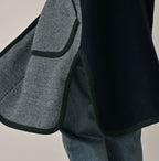 Crazy Boiled Wool Knit Tyrolean Coat Detail