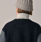 Crazy Boiled Wool Knit Tyrolean Coat Detail
