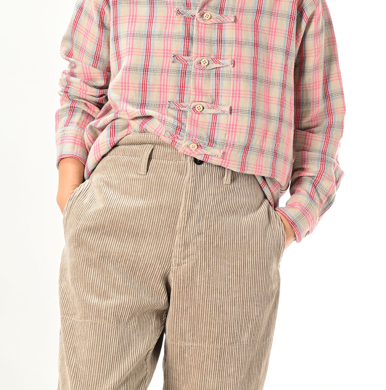 Selvedge Corduroy 908 Joppan Female Model