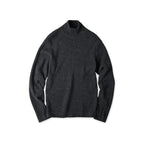 US Float Boiled Wool Ribbed Turtle Charcoal Top